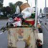 Ladung direkt vor der Polizeiwache verloren