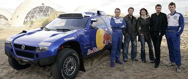 Rallye-Dakar-Feeling fr Mark Keller und seine Schauspieler-Kollegen Elena Uhlig und Kai Wiesinger