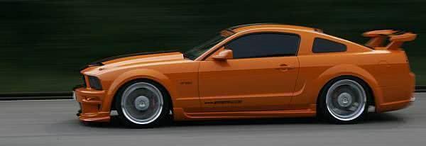 Oranges Kraftwerk von Geigercars: Mustang GT 520