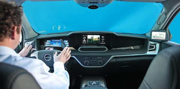 Gebndelte Informationen im Blickfeld des Fahrers