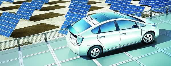 Solardach fr den Toyota Prius
