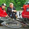 Zwei von acht Fahrradträgern mit starken Sicherheitsmängeln